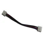 Конектор 10мм затискач-провід 4pin (RGB)