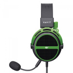 Ігрові навушники з мікрофоном HAVIT HV-H2030E Black/Green - Зображення 4