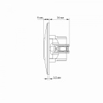 Розетка USB-A + USB-C PD20W кремова VIDEX BINERA - Зображення 3