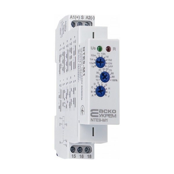 Реле часу багатофункціональне NTE9-M1 AC/DC 12-240V АСКО