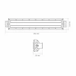 LED світильник висотний лінійний VIDEX HB022 100W 5000K 220V - Зображення 3