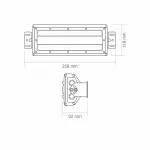 LED світильник висотний лінійний VIDEX HB022 50W 5000K 220V - Зображення 3