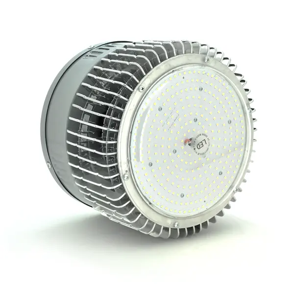 Стельовий промисловий світильник Ritar 300W, 6500K, 220V. IP65, 30000lm, RA >80, Φ362*35 мм, Black