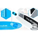 SUP-дошка THUNDER PLANET-BLUE 320 - Зображення 6