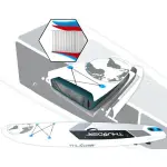 SUP-дошка THUNDER PLANET-BLUE 320 - Зображення 7