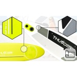 SUP-дошка THUNDER PLANET-LIME 320 - Зображення 6