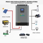 Сонячний фотоелектричний інвертор OFF-GRID PGF OG-5500 MPPT 5.5KW + WiFi - Зображення 9