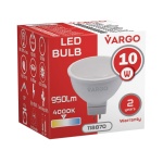 LED лампа VARGO MR16 10W GU5,3 4000К 220V (V-118870) - Зображення 3