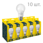 10 штук Енергозберігаючих світлодіодних LED ламп економок UNILITE A60 10W E27 850lm 4000K (UL-111149) (Світлодіодні лампи)