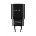 Зарядний пристрій HAVIT HV-UC30 GaN 30W USB+USB-C Black - Зображення 2