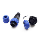 Конектори WEIPU 9pin тато SP1310/P9 + мама SP1312/S9 IP68 пара - Зображення 2