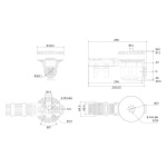 Комбо мотор Hobbywing Xrotor X11 Plus з регулятором без пропелера (CW) - Зображення 6