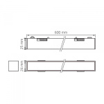Світильник МАГНІТНИЙ трековий VIDEX LD460B 21W 60cm 4000K 48V Black - Зображення 4