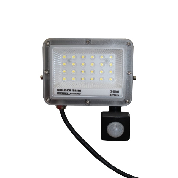 Прожектор LED 20W GOLDEN Slim 220V 2200Lm 6500K IP65 + ДР TNSy