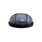 Світильник НПП1102-100W-E27-IP65 коло чорний з решіткою TNSy - Зображення 4