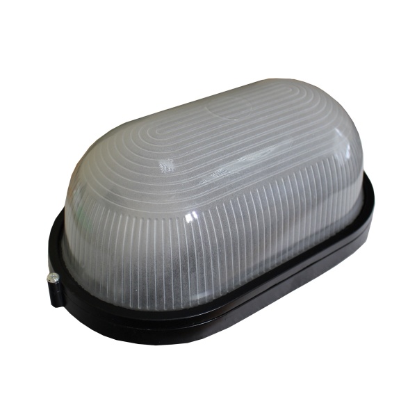 Світильник НПП1201-100W-E27-IP65 овал чорний TNSy