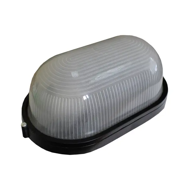 Світильник НПП1201-100W-E27-IP65 овал чорний TNSy
