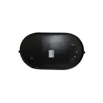 Світильник НПП1202-100W-E27-IP65 овал чорний з решіткою TNSy - Зображення 2
