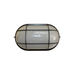 Світильник НПП1202-100W-E27-IP65 овал чорний з решіткою TNSy - Зображення 5