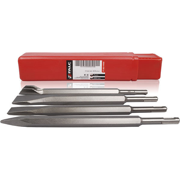 F-35-583 - Набір зубил, кернерів та виколоток, 13шт. CrV у кейсі FALC