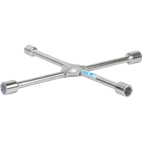 57-022 - Ключ балонний хрест.посилений. CRV 17х19х21х22mm, 400мм Miol
