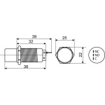TY 19C-X11/3 Кнопка металева поворотна 3-х поз 2NO+2NC. - Зображення 5