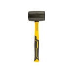 Киянка гумова MASTERTOOL 57 мм 450 г фібергласова ручка чорна 02-2302 - Зображення 2