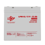 Акція.Акумулятор гелевий LPM-GL 12V - 55 Ah
