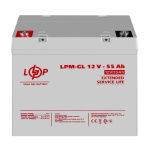 Акція.Акумулятор гелевий LPM-GL 12V - 55 Ah - Зображення 2