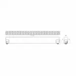 LED світильник трековий VIDEX TR06 30W 4100K 220V чорний - Зображення 7