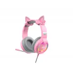 Ігрові навушники з мікрофоном HAVIT HV-H2233d Cat Pink