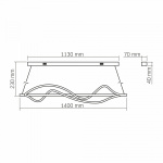 LED світильник функціональний VIDEX DECORA 80W VL-CLD-990-BK - Зображення 3