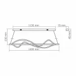 LED світильник функціональний VIDEX DECORA 80W VL-CLD-990-BK - Зображення 3