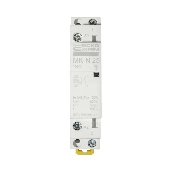 Модульний контактор MK-N 1P 25A 1NO 220V