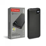 Повербанк 10000mAh TITANUM WQ55 22.5W Black