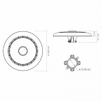 LED світильник парковий VIDEX SLP01 IP65 120W 16800Lm 3000/5000/6500K 220V - Зображення 7