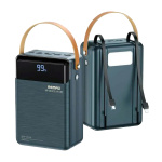 Зовнішній акумулятор Remax Lesu II PD 20W + QC 22.5W 80000mAh Сірий (RPP-566) - Зображення 3