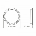 LED світильник функціональний VIDEX DECORA 56W VL-CLD-994-BZ - Зображення 3