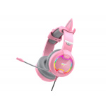Ігрові навушники з мікрофоном HAVIT HV-H2233d Cat Pink - Зображення 5