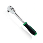 Тріскачка 1/4" 72 зубці (гумова ручка) TOPTUL CJRM0815