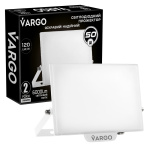LED Прожектор VARGO Premium 50W, 6000lm, 120lm/w, IC Driver, 2 роки гарантія, білий (118922) - Зображення 3