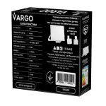 LED Прожектор VARGO Premium 50W, 6000lm, 120lm/w, IC Driver, 2 роки гарантія, білий (118922) - Зображення 5