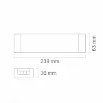 Блок живлення для LED стрічки VIDEX DC12V 33.3A 400W IP20 (VL-LST-P400-12V) - Зображення 7