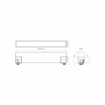 LED світильник трековий VIDEX TR05 15W 4100K 220V чорний - Зображення 6