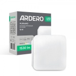 Накладний квадратний світлодіодний світильник Ardero AL806ARD 18Вт IP40 5000К (80298)