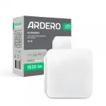 Накладний квадратний світлодіодний світильник Ardero AL806ARD 18Вт IP40 5000К (80298)