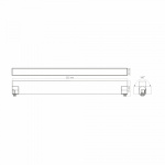 LED світильник трековий VIDEX TR05 30W 4100K 220V чорний - Зображення 7