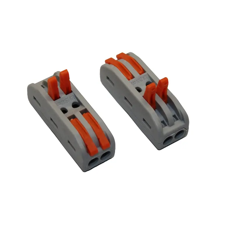 EH-CONN-2S2.jpg Конектор двосторонній на 2 контакти 600В, 32A, сірий - Зображення 1