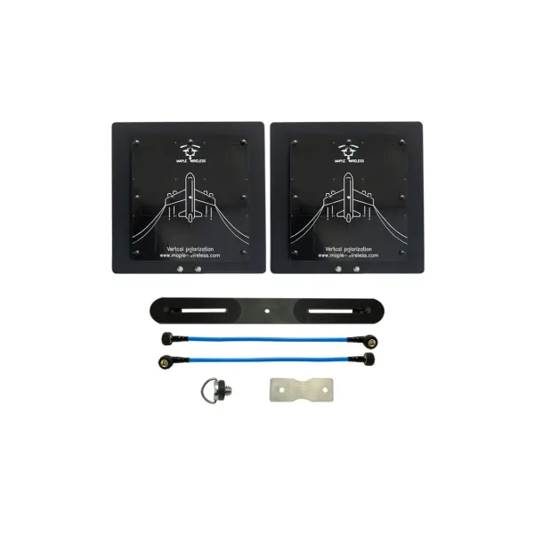 Антени 4.9GHz 2шт Maple патч 21dB RP-SMA комплект
