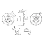 Мотор T-Motor Antigravity MN5008 KV340 6S для коптерів - Зображення 6